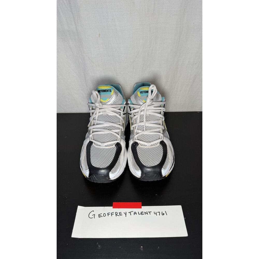 VETEMENTS x Reebok Spike Runner 200 - White/Grey/Blue - 8.5